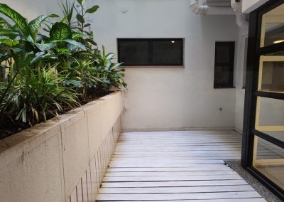 Patio interno con acceso desde el living comedor